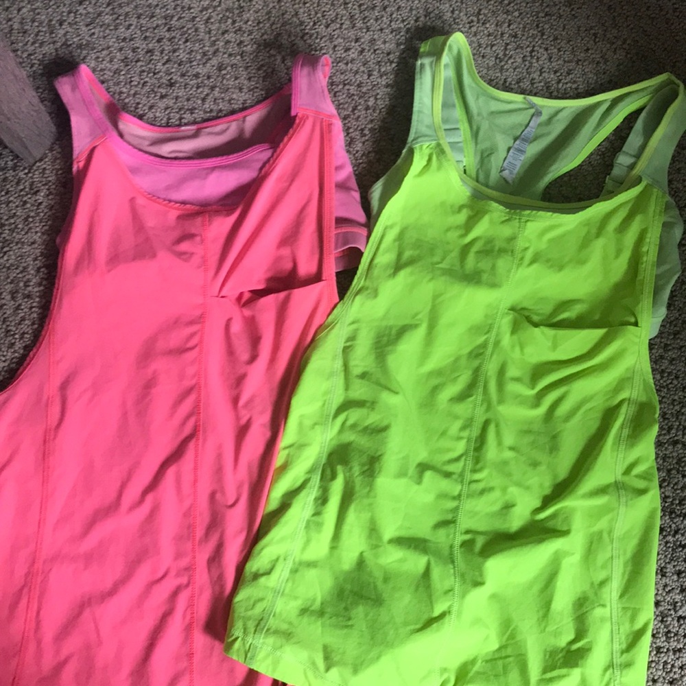 Lululemon Flowy Tanks With Built In Support - image 1